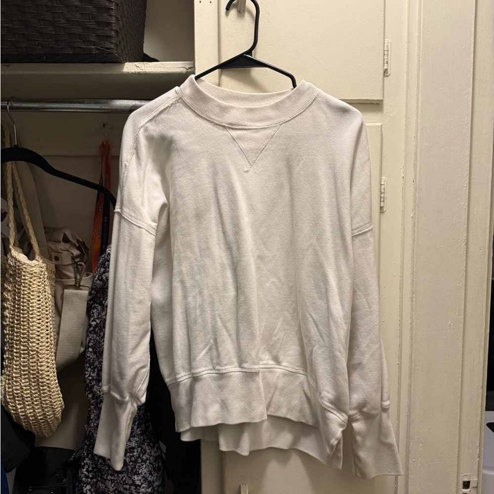 Abercrombie & Fitch Soft White Pullover